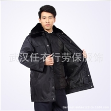 POLICE冬执勤大衣多功能大衣保安作训大衣冬装防寒服棉服