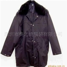 供应冬季保暖大衣、订做棉衣、保安长款棉服订制