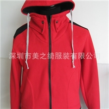 供应外贸原单男款抓绒加厚连帽卫衣拉链卫衣现货