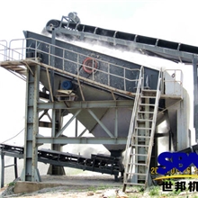 上海世邦制砂机100吨/时砂石加工100立方砂石生产线洗砂设备