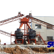 上海世邦机制砂设备用于砂石料场,干粉砂浆,石英砂等