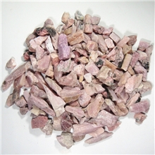 粉红色锂辉石原料和各种矿物原料和岩石原料，地质教学标本