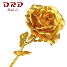 EBJ-06七夕情人节礼物全开24K金箔玫瑰花特价金箔玫瑰花批发