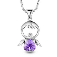D20182S925纯银吊坠/项坠女士天使宝贝吊坠批发纯银吊坠