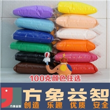方象益智生产100g超轻粘土纸粘土跳跳泥3D彩泥超轻橡皮泥厂家直销