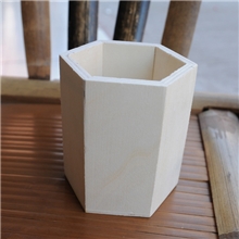 乐陶陶超轻粘土配件彩泥配件DIY笔筒木质笔筒圆柱方形笔筒