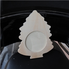 乐陶陶超轻粘土配件彩泥配件DIY相框白坯相框木质圣诞树相框