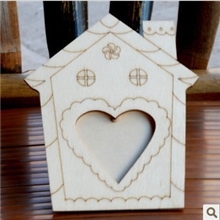 乐陶陶超轻粘土配件雪花泥配件DIY相框白坯相框花纹房子相框