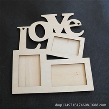 超轻粘土配件彩泥配件DIY相框白坯相框木质love相框