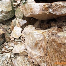 供应14%钾长石原矿肉红色