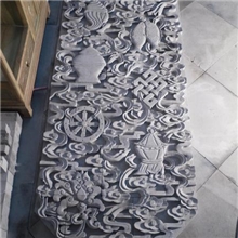 中式建筑墙面粘贴仿古青砖