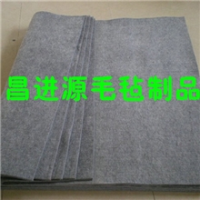 供应批发组织紧密灰毛毡保温防寒毡