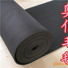 【奥亿毛毡】生产【黑色化纤毛毡】【白色涤纶毛毡】全球服务