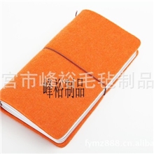 毛毡活页记事本笔记本日记本随身便携记事本