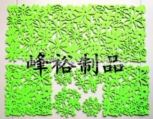 供应激光镂空毛毡杯垫/餐垫彩色毛毡杯垫/餐垫