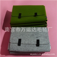 生产毛毡电脑包毛毡笔记本包防震包笔记本毛毡包支持订做