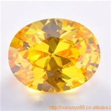 梧州人造锆石批发供应椭圆形彩色锆石半成品