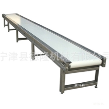 剪板机后接料专用输送机。网带