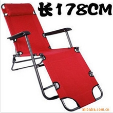 厂家直销加长沙滩椅折叠床两用躺椅午休床扶手椅