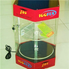 现货存货六面旋转展示柜可加印LOGO