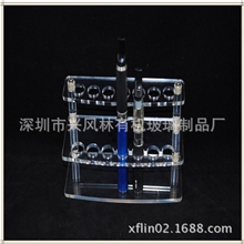 电子烟展示架亚克力透明笔架展示14支可以组装和拆卸