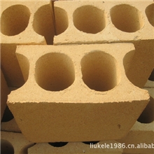 高铝孔砖/辊孔砖/辊道窑用耐火砖/莫来石孔砖
