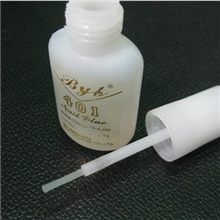 美甲装饰用品美甲专用胶水钻石胶水指甲片胶水带刷头401胶10g