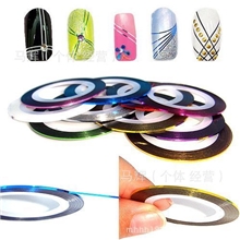 美甲用品金银线彩绘线带背胶金色促销价