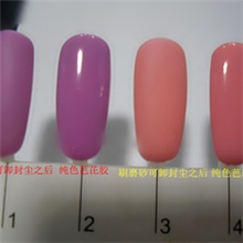美甲独家新品可卸磨砂封层胶亚光封层胶QQ胶芭芘胶防黄封层