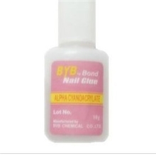 美甲用品批发美甲专用胶水10G带刷头/BYB808胶水