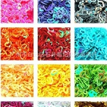 MengFei美甲必备12色空心心型亮片法式光疗甲水晶甲适用