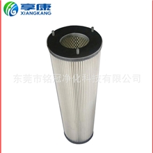 厂家直销三螺丝安装除尘滤筒粉尘空气滤芯