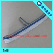 18寸胶池刷/泳池刷/加强铝柄胶池刷/泳池吸污机清洁池刷