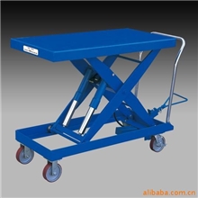 【有现货】供应液压平台车，液压升降推车,液压手推车
