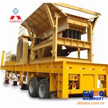 移动破碎站，移动破碎机，移动鄂式破碎站，破碎机，破石机