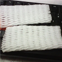 厂家直销供应包装网套化妆刷包装套泡沫网套苹果网套