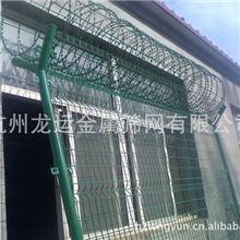 供应机场护栏网[柱子Y型、带刀片刺绳]