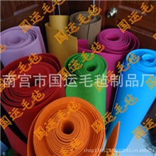 国运毛毡供应批发彩色毛毡布彩色书画毡背景毛毡布