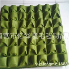 厂家直销毛毡毯种植毯种植毛毡阳台毯园艺袋毛毡墙挂种植袋园艺墙