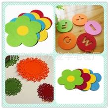 【龙宇毛毡杯垫】供应各种彩色毛毡杯垫餐垫毛毡餐垫厂家直销