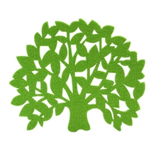 生产批发绿色环保毛毡餐垫彩色毛毡杯垫款式多样欢迎咨询