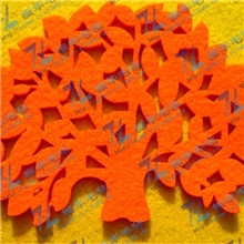 耐高温无纺布彩色毛毡杯垫碗垫餐垫10*10*0.5CM