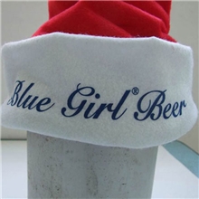 圣诞衣帽专用针刺无纺布，大红色针刺无纺布，白色针刺无纺布