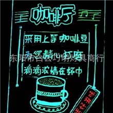 LED手写荧光板电子荧光板40*60PVCLED手写荧光广告板发光板