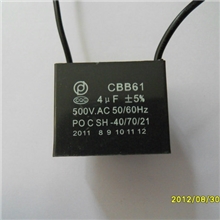 供应CBB61金属化聚丙烯薄膜电容器