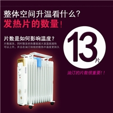 美菱Q1电热油汀13片设计家用取暖器高端大气上档次