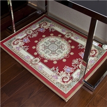 厂家热销环保防水碳纤维电热地毯红色电热地毯暖脚垫100*80