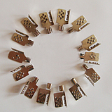 电热膜地暖专用连接卡（锌镀金）