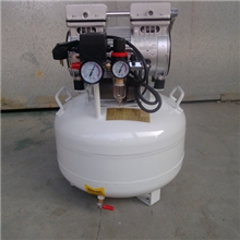 一拖二牙科专用空气压缩机35升储气罐，无油空气压缩机