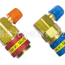诸暨九合批量供应QC-12A黄铜快速接头压力表配件接头